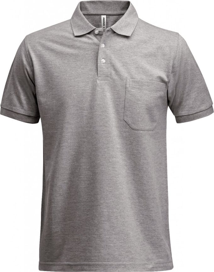 Fristads Heavy Poloshirt 1721 Piq - Lichtgrijs - L