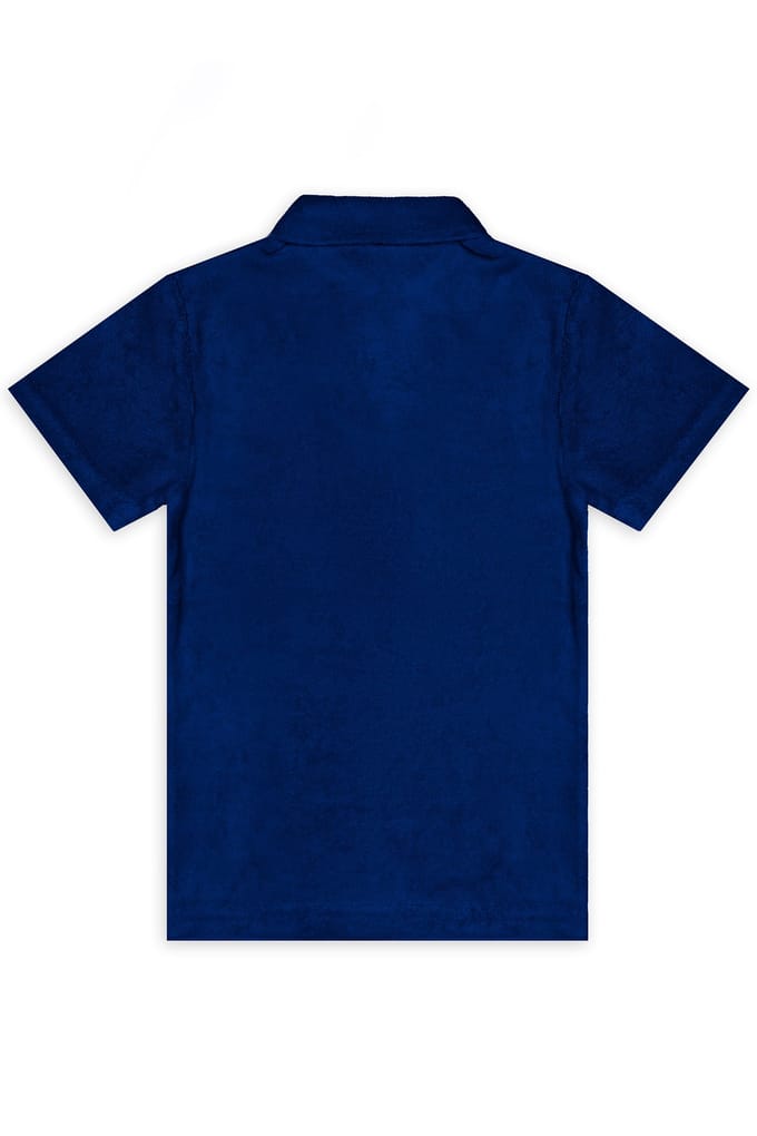 Aspact Kids Terry Polo Blue Größe: 92 | Hemden Outlet | kids | Blau