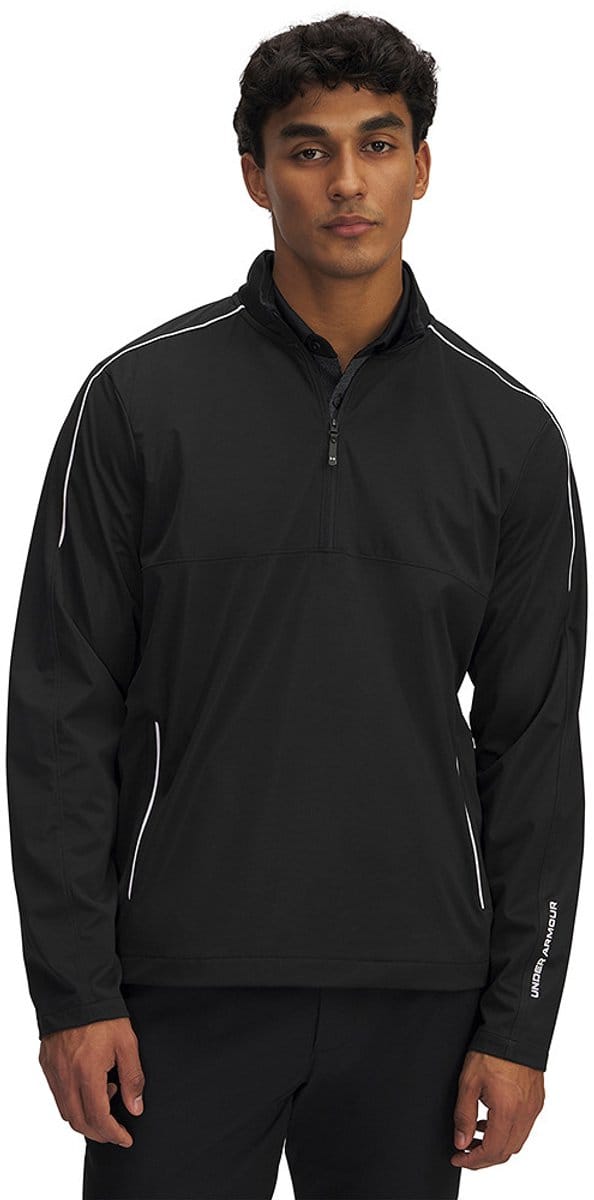 UA Drive Wind Half Zip-Black / / White