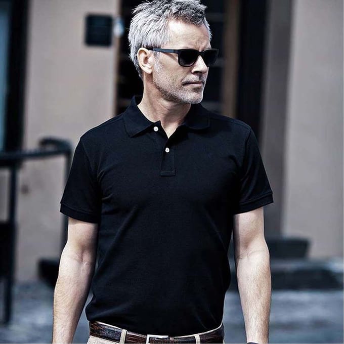Nimbus Harvard Stretch Deluxe-poloshirt voor heren XL indigo