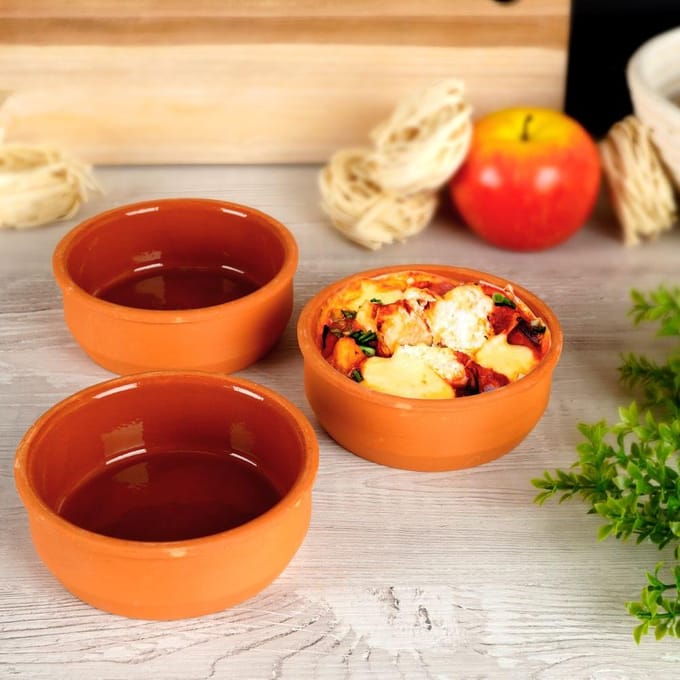 Ovenschaal Steengoed 200 ml 6 stuks - Ovenschotel - Braadslede - Braadpan
