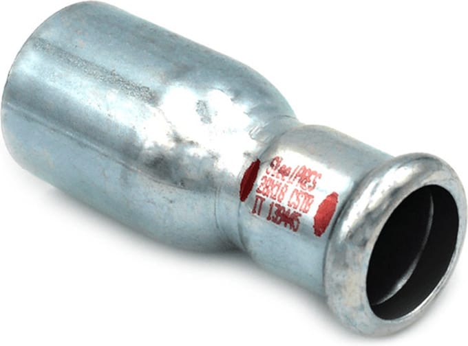 Steelpres C-staal M 28mm x 15mm persfitting verloop MF