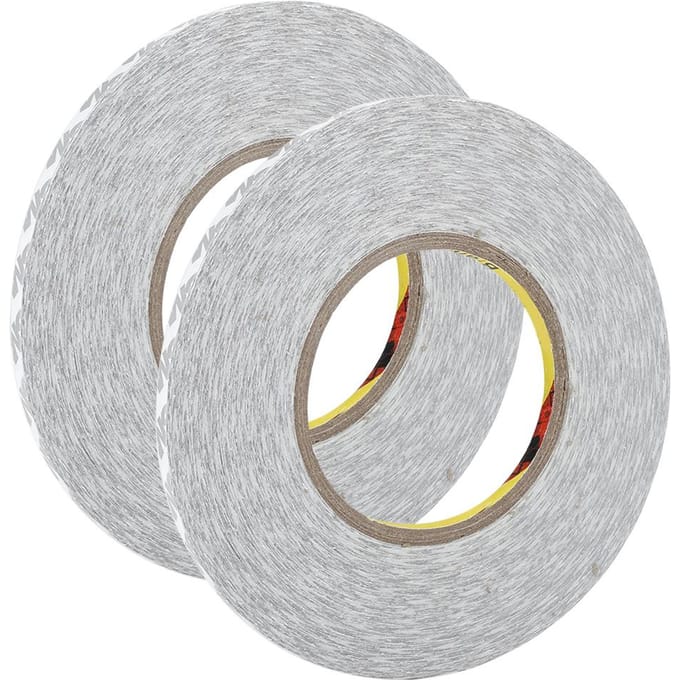 (2 stuks set) Sterke Dubbelzijdige Plakband 2mm3mm5mm voor Mobiele Telefoon LCD-Scherm5mm0.20in white