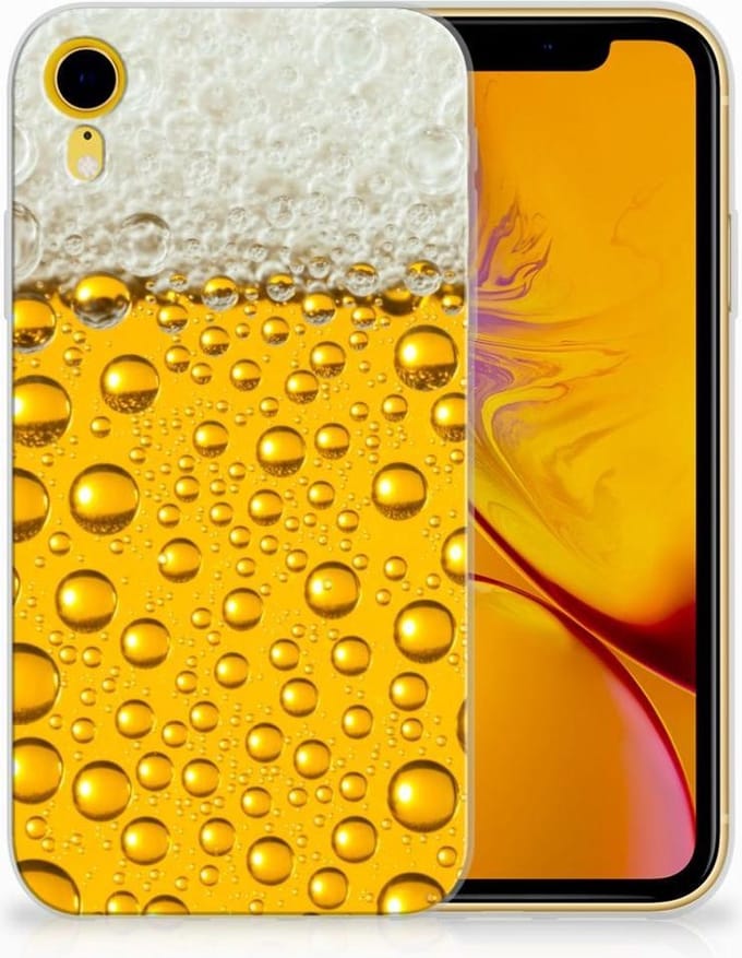 Apple iPhone Xr Siliconen Case Bier