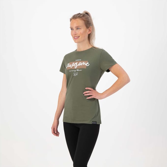 Rogelli Graphic Dames Sportshirt - Bruin