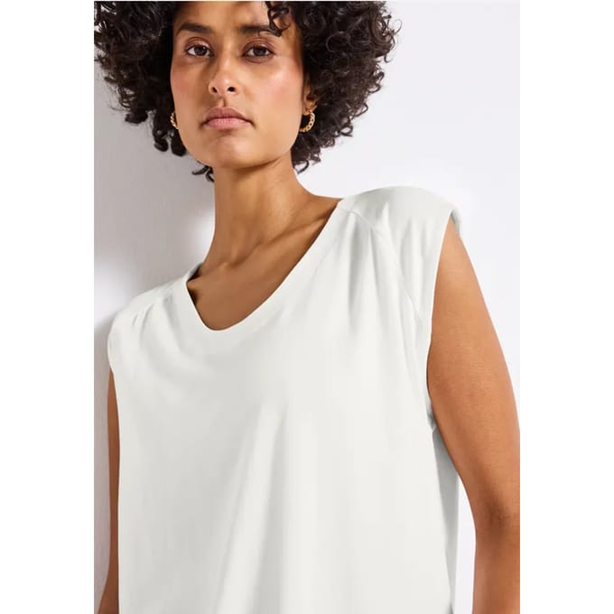 Shirt van jersey met elastische zoom