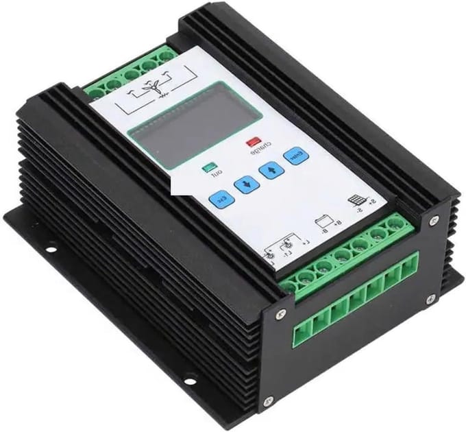 Wind Solar Controller - Hybride Regulator - Energie Beheer - Digitale Intelligente Controle - 12V 24V 600W - One Color