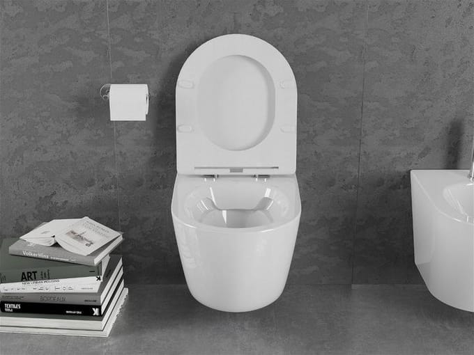 Mexen Lena toiletpot Rimless, wit glans - 3322XX00