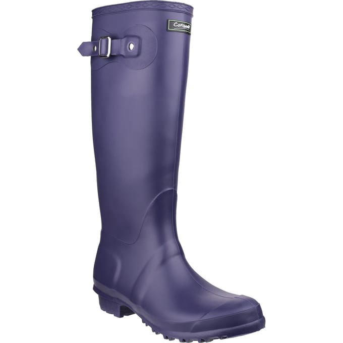 Cotswold Sandringham Pvc Paarse Regenlaarzen