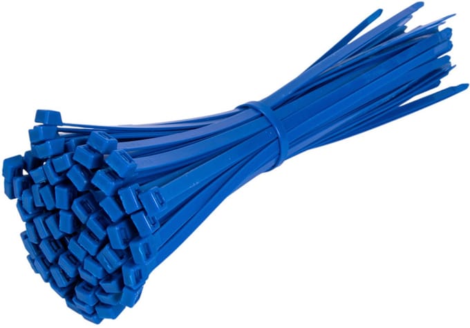 TD47 Kabelbinders 7.6 x 300mm Blauw - Tie wraps - Tyraps