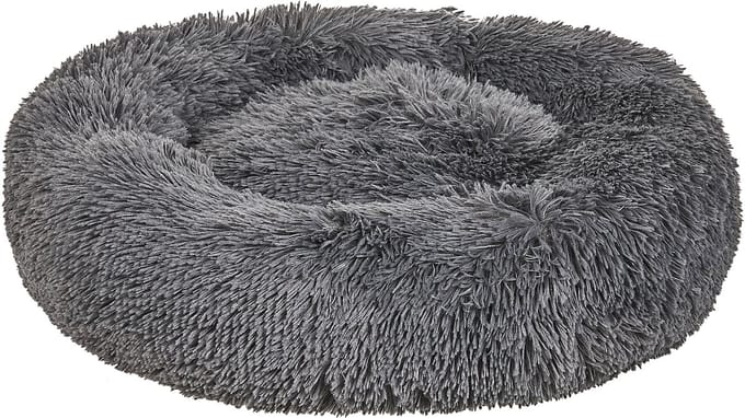 KULU - Dierenbed - Donkergrijs - Grijs - 80 cm - Nepbont