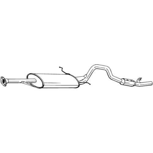 Geluiddemper achter BOSAL 287-511