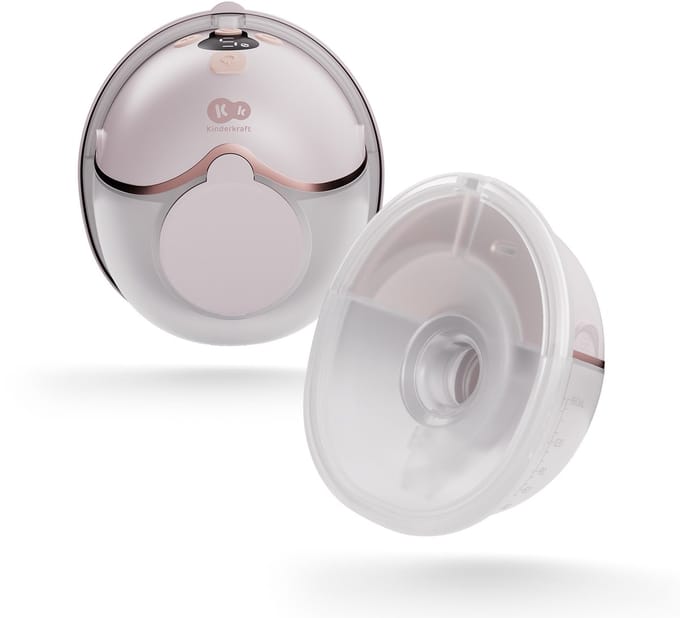 Kinderkraft MAMAFLOW DOUBLE - Borstkolf - 2 cups - instelbaar 9 niveaus - Roze