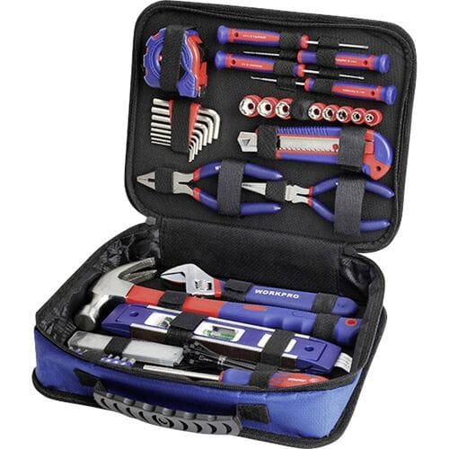 WorkPro WP209066 Gereedschapsset Doe-het-zelver, Universeel, Technicus Incl. tas 100-delig