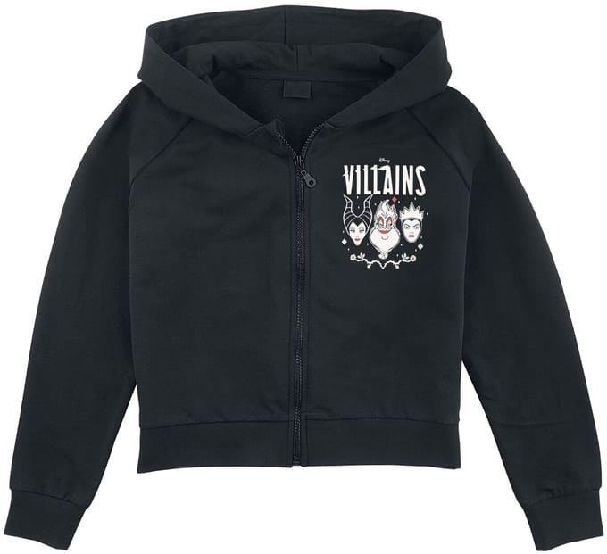 Disney Villains - Kids - Evil Queens Dames Jas met capuchon - zwart - 176