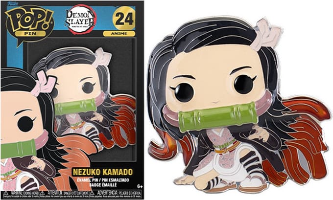 DEMON SLAYER - Pop Large Enamel Pin N° 24 - Nezuko Kamado