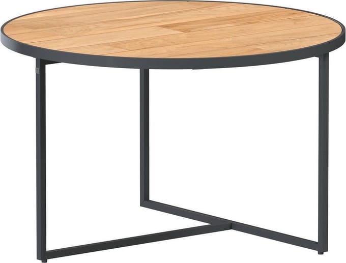 4 Seasons Strada loungetafel Ø73 cm - natural teak