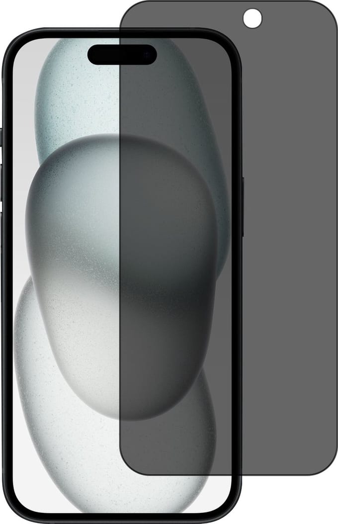 Privacy Screenprotector Geschikt voor iPhone 15 screenprotector Privacy - Arara tempered glass van - gehard glas