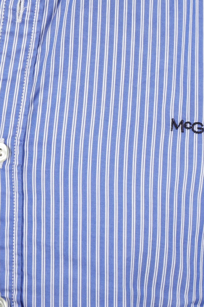McGregor Stripe Shirt Medium Blue Größe: 3XL | Casual hemden Outlet | Herren | Blau