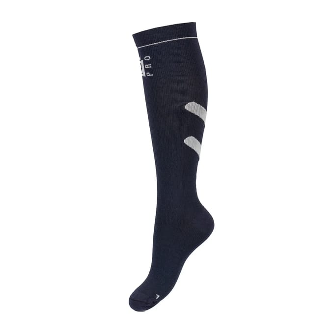 Compressie Paardrijsokken EQPRO Navy Blue - 35-38