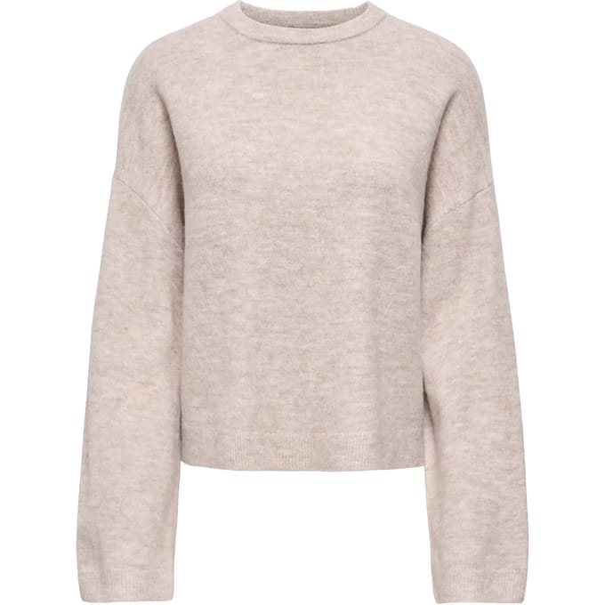 Regular fit gebreide pullover met ronde hals, model 'SIMONI'