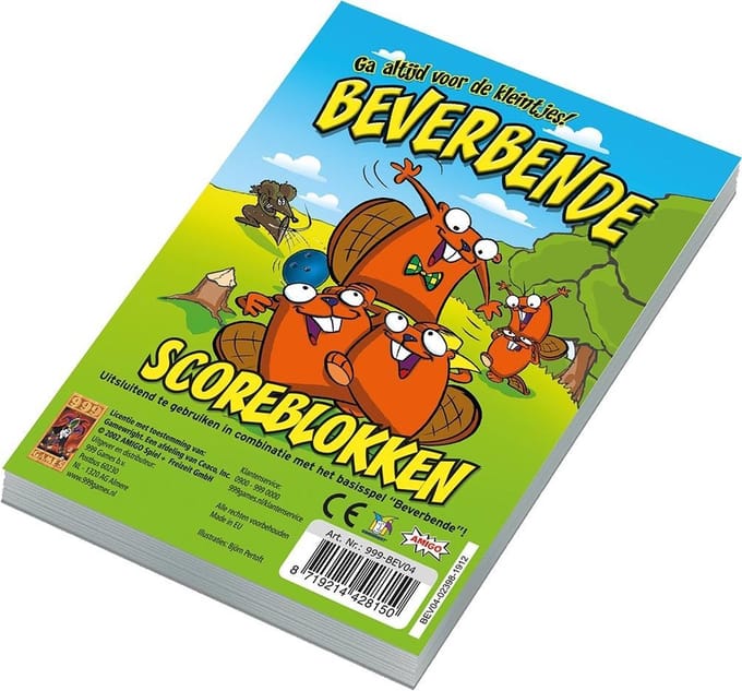 999 Games Scoreblokken Beverbende Gezelschapspellen Bordspellen