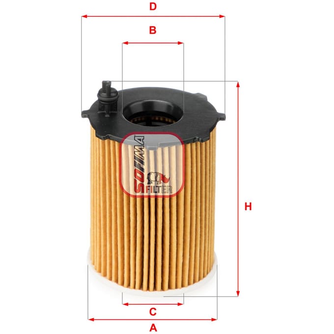 Oliefilter SOFIMA S5128PE