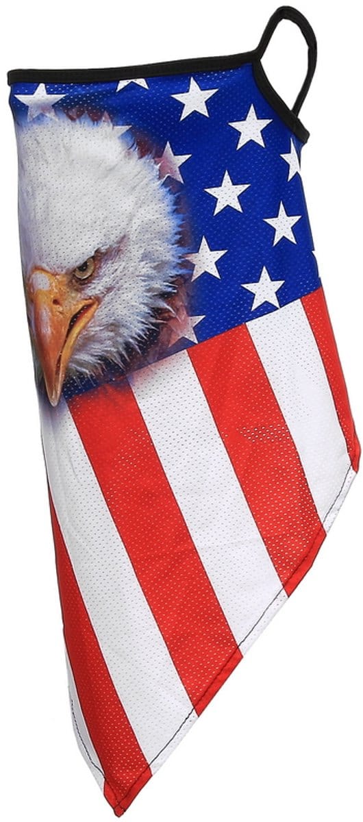 101 INC - Face mask with earloop eagle style 6 (kleur: n.a. / maat: NVT)