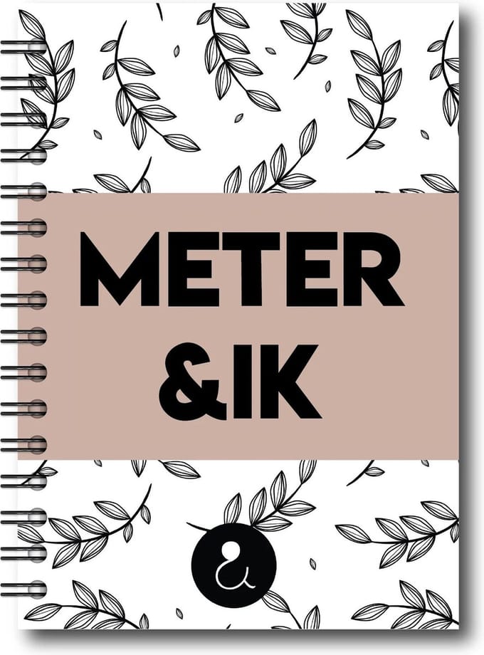 Invulboek Meter & Ik | Herinneringen Boek Meter & Kind | Peetmoeder Invulboek | Botanical Sand