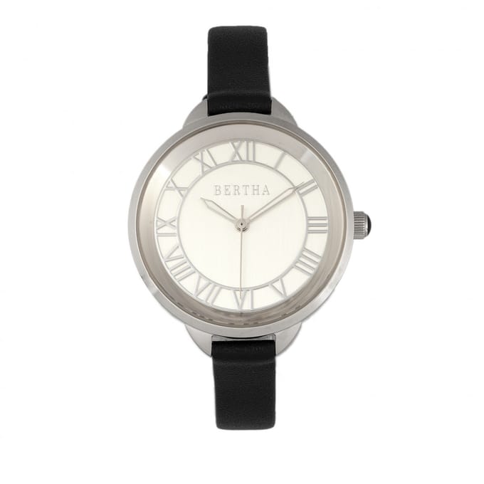 Bertha Madison Sunray wijzerplaat lederen band horloge