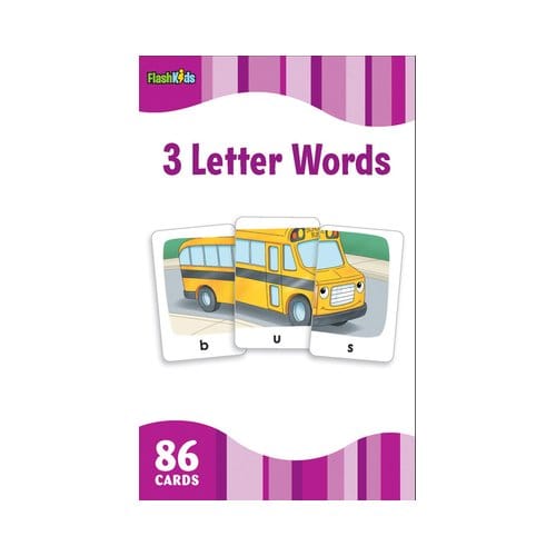 3 Letter Words (Flash Kids Flash Cards) - Flash Kids Flash Cards - Flash Kids Editors