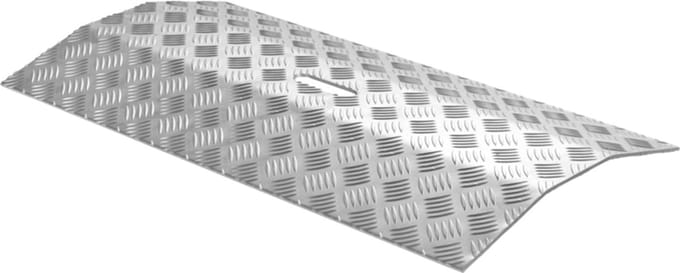 Drempelbrug 2 t/m 4 cm - Aluminium - Oprijplaat Drempelhelling Drempelplaat
