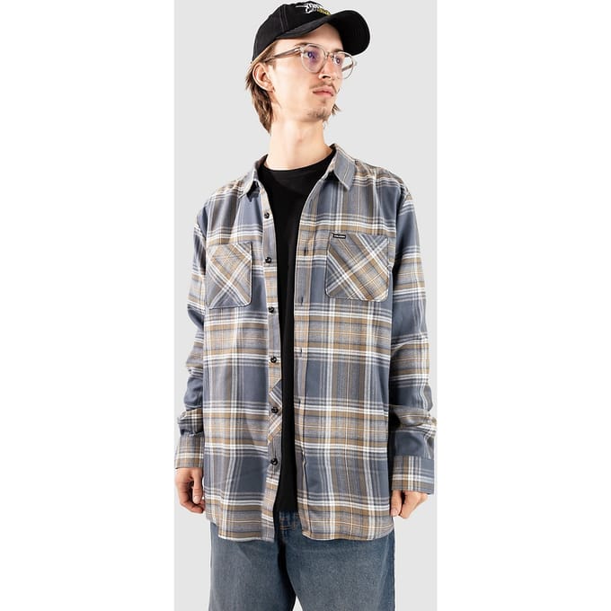 Volcom Netastone Flannel Shirt grijs