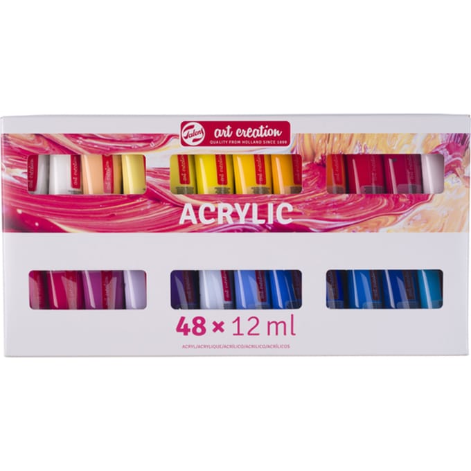 Acrylverf Talens Art Creation assorti 48 tubes à 12ml