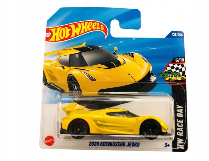 Hot Wheels 2025 Koenigsegg Jesko HYY66 1:64 racedag verzamelobject