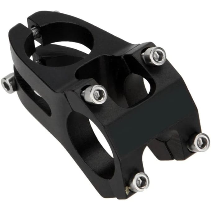 Tige de guidon de vélo de montagne en alliage d'aluminium, vélo de montagne noir