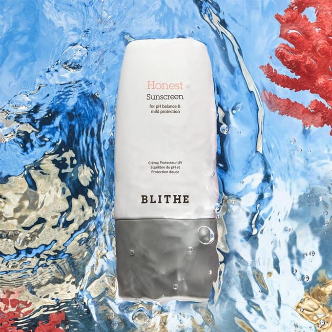 [BLITHE] Écran solaire honnête SPF 50+ PA++++ 50 ml white