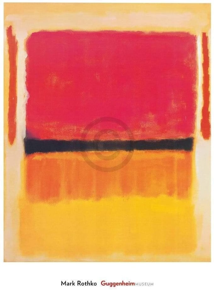 Kunstdruk Mark Rothko - Untitled, 1949 71x91cm