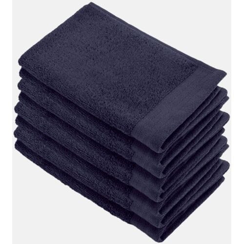 Walra Soft Cotton Gastendoekje 30 x 50 cm 550 gram Navy - 8 stuks