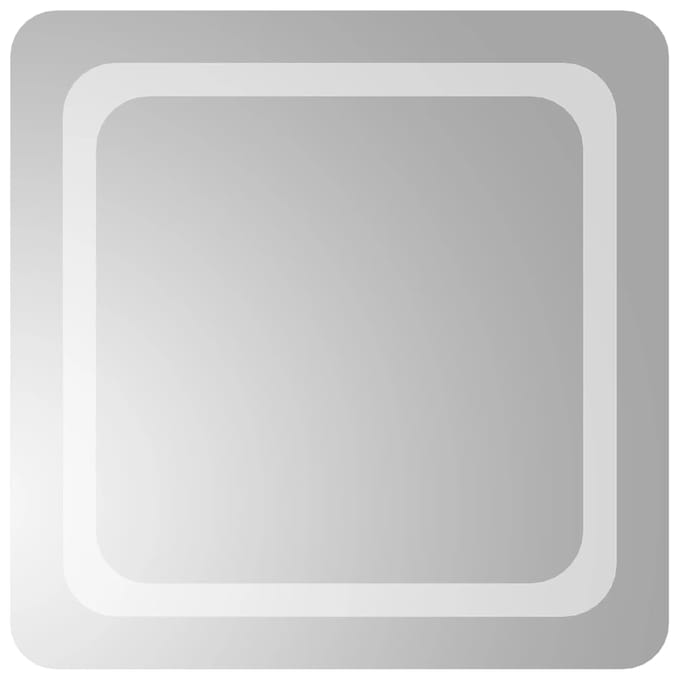 vidaXL - Badkamerspiegel - LED - 50x50 - cm