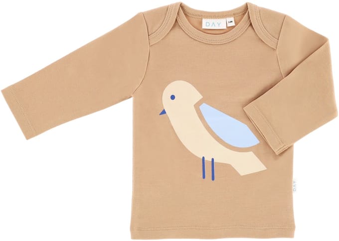 DAY T-Shirt Lange Mouw - Mocha - Mt. 62/68