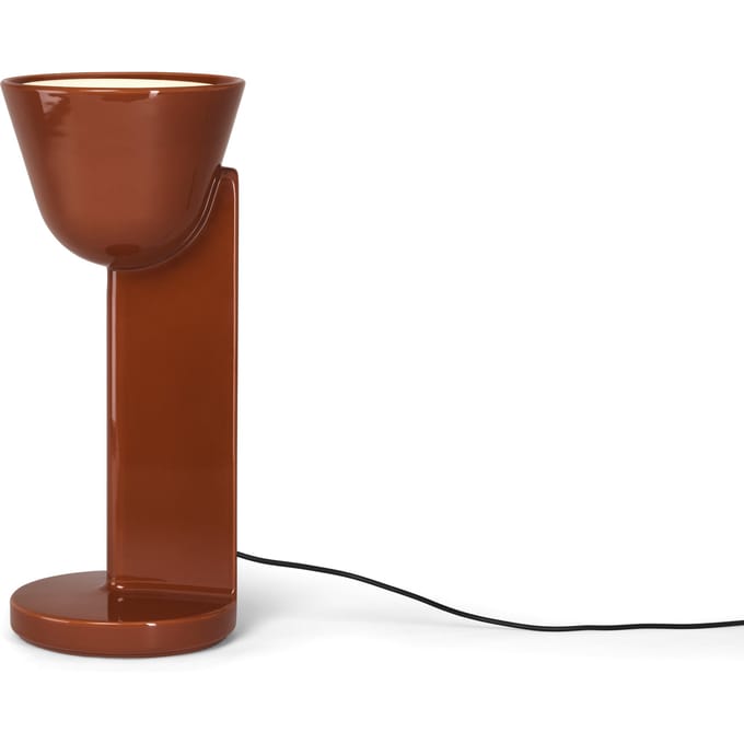 Flos Céramique tafellamp - rust red - up
