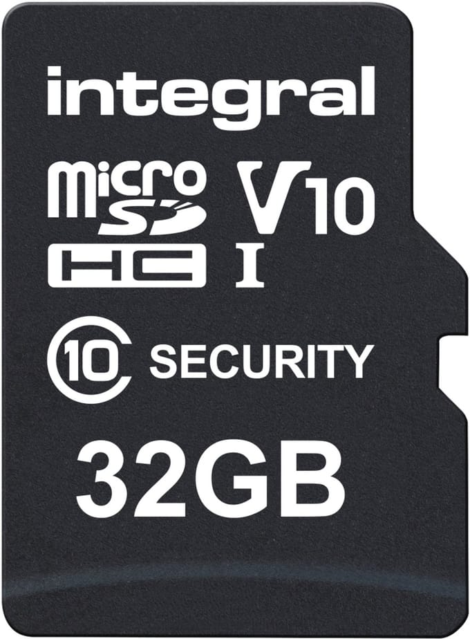Integral INMSDH32G10-SEC flashgeheugen 32 GB MicroSDHC UHS-I Klasse 10