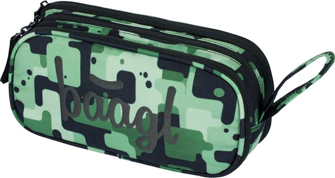 Baagl Student Etui Groen 3-ritsen