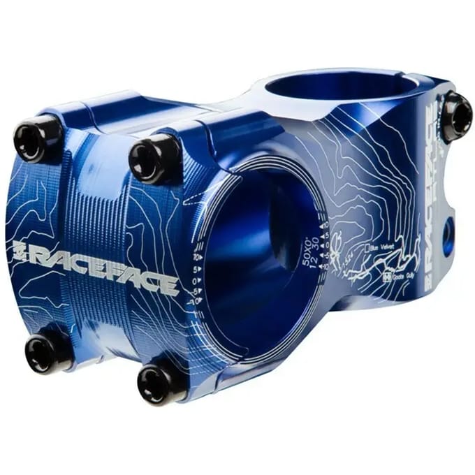 Race Face Atlas AM Stem Ø31.8mm 0°, zwart Lengte stuurpen 65mm