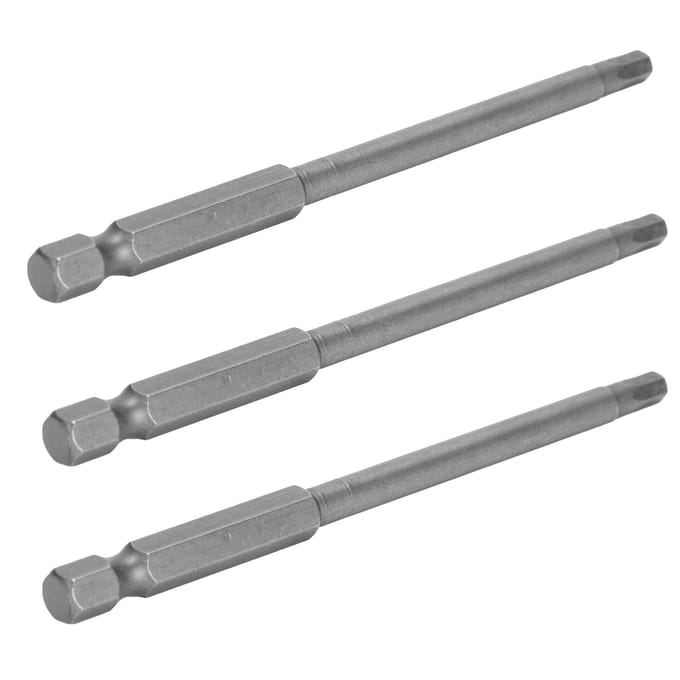 10 Pièces Embouts de Tournevis Magnétiques 4mm Acier Allié Embouts à Queue Hexagonale 1/4 Pouce Accessoire