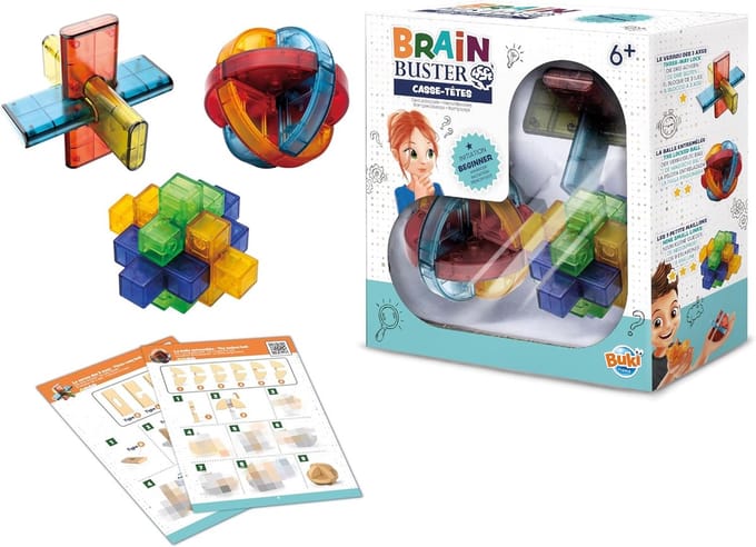 Hersenbreker Puzzels voor Beginners - 3 Traditionele Puzzels met Geheim Mechanisme