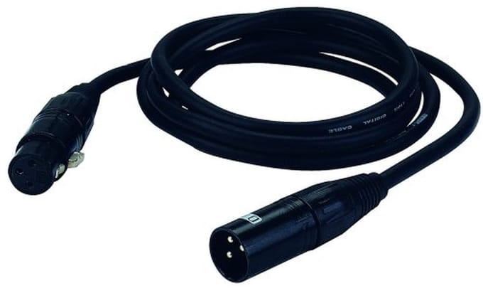 20 meter XLR 3-polige DMX-kabel voor digitale AES/EBU