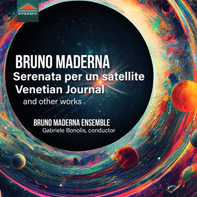 Bruno Maderna Ensemble, Gabriele Bonolis - Maderna: Serenata Per Un Satellite / Venetian Journal (CD)