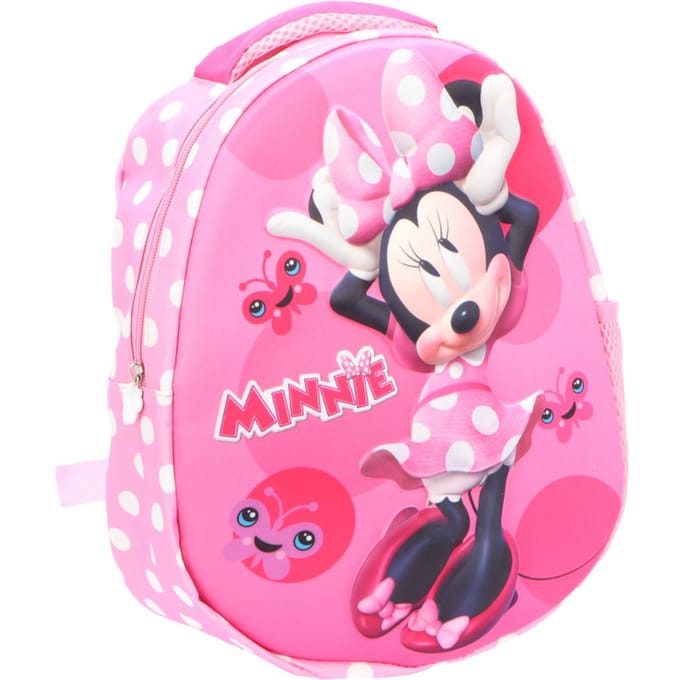 Minnie Mouse 3D Rugzak Eivormig - Schooltas - Polyester - Roze